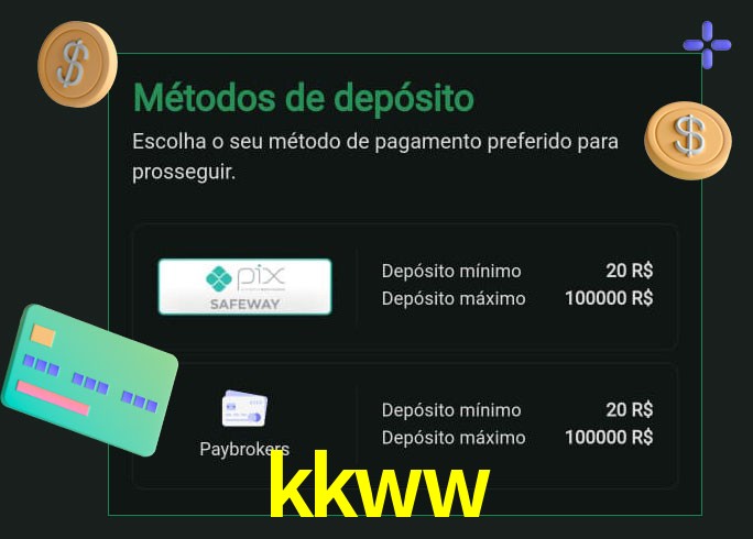 O cassino kkww oferece uma grande variedade de métodos de pagamento